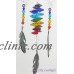 HUGE PEWTER DREAMCATCHER CRYSTAL SUNCATCHER, chakra feng shui rainbow prisms   221431478264